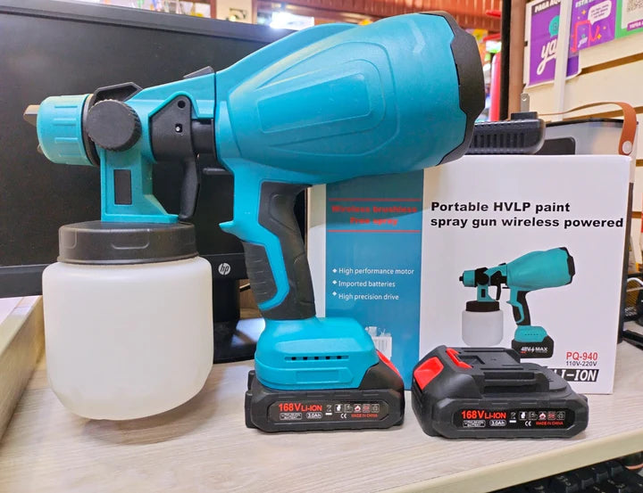 ✅PULVERIZADOR DE PINTURA INALÁMBRICA DE ALTA POTENCIA🖌️