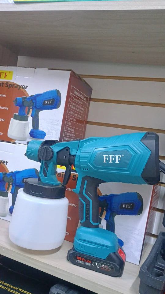 ✅PULVERIZADOR DE PINTURA INALÁMBRICA DE ALTA POTENCIA🖌️